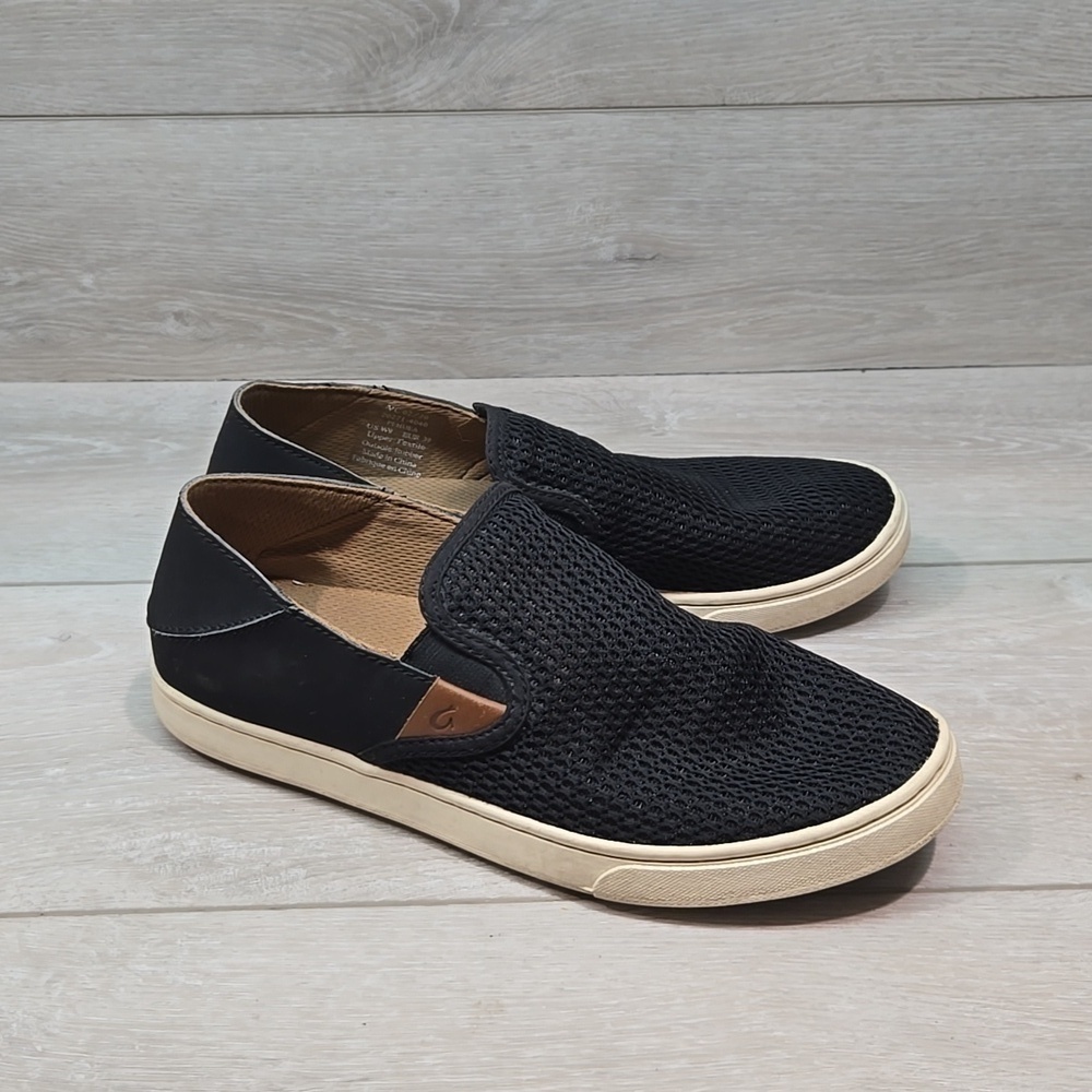 Olukai Women Pehuea Loafer Slip on shoes sz 9